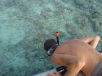 Droog snorkelen: alleen je kuifje wordt nat....