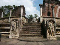 Boeddha tempel in Polonnaruwa